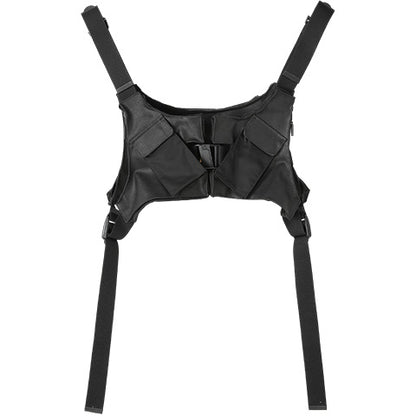 Cyberpunk Aesthetic Warrior Vests With Multi-Pocket Design For men