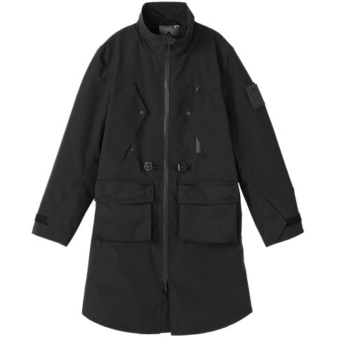 Longline Warrior Coats With Two-Way Zipper For men