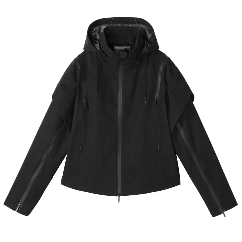 Cropped Length Warrior Jackets With Multi-Pocket Design For men