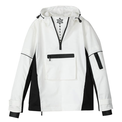 Cyberpunk Aesthetic Warrior Windbreakers With Multi-Pocket Design For men
