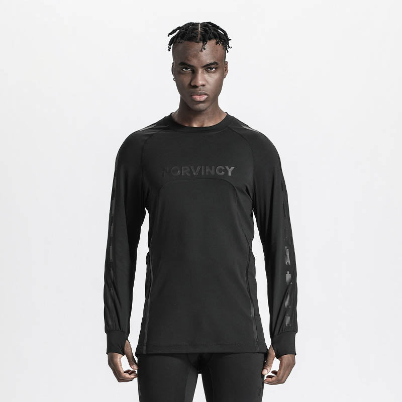 Slim Fit Warrior Base Layer Tops With Quick-Dry Fabric For men