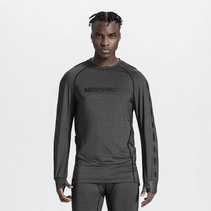Slim Fit Warrior Base Layer Tops With Quick-Dry Fabric For men