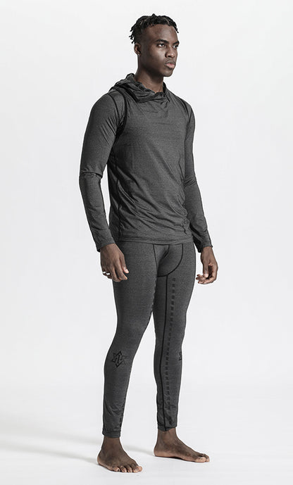 Slim Fit Warrior Base Layer Tops With Quick-Dry Fabric For men