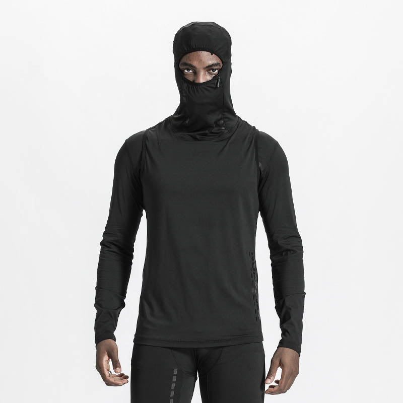 Slim Fit Warrior Base Layer Tops With Quick-Dry Fabric For men
