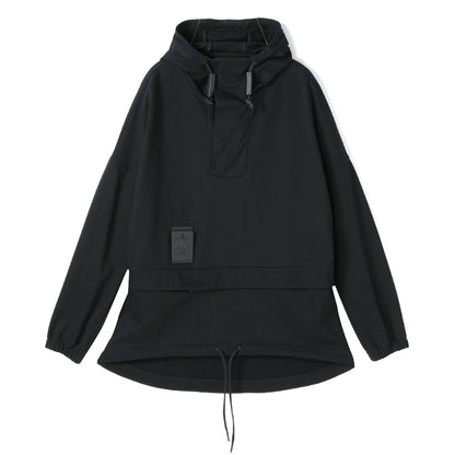 Patchwork panel Warrior Hoodies & Sweatshirts With Adjustable Drawstring For men