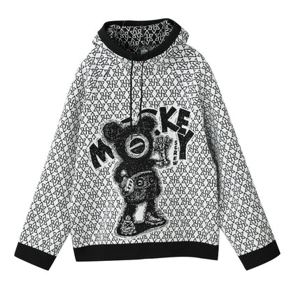 Avant-Garde Warrior Knitwear With Breathable Mesh For men
