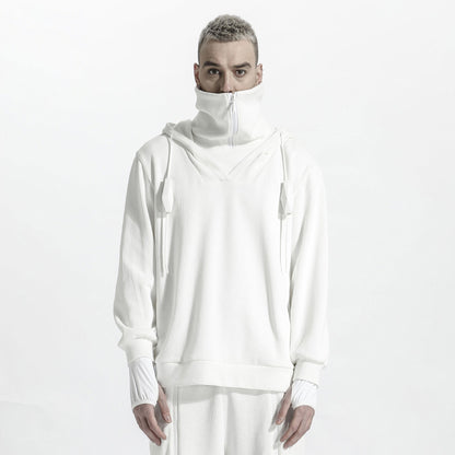 Avant-Garde Warrior Hoodies & Sweatshirts With Adjustable Drawstring For men