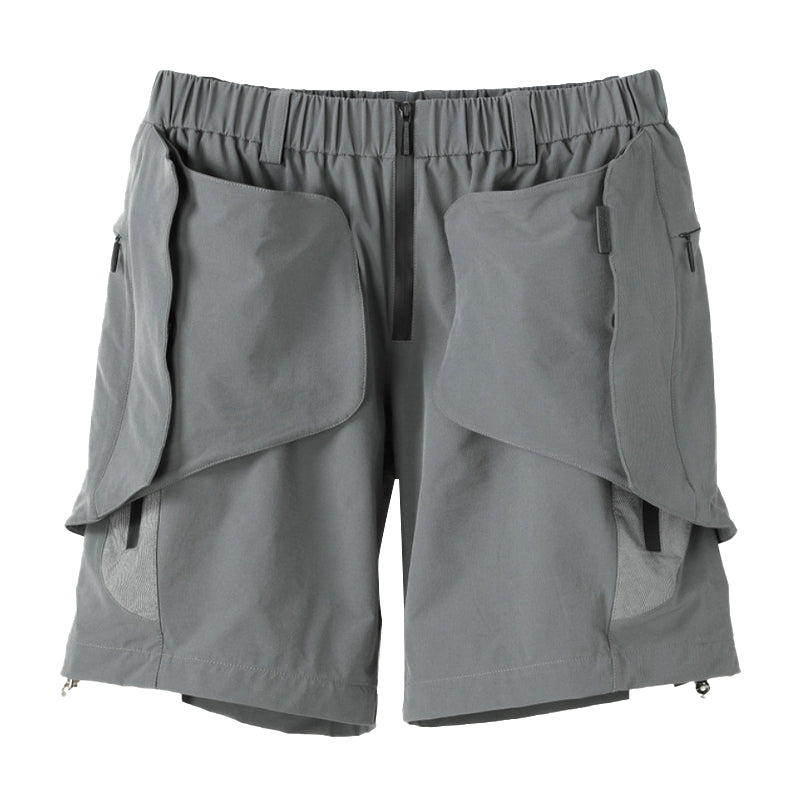Utilitarian Warrior Shorts With Multi-Pocket Design For men