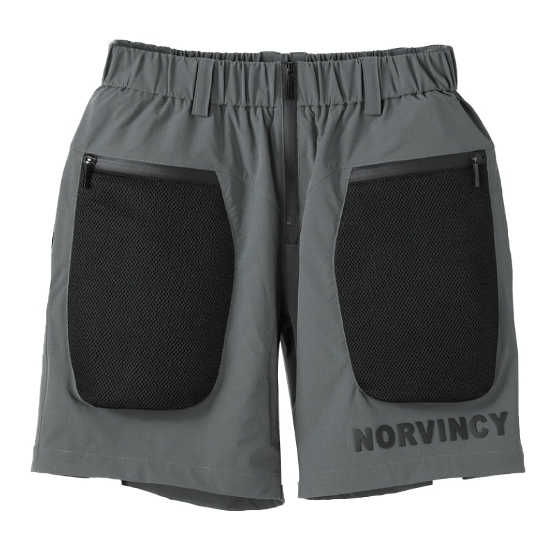 Utilitarian Warrior Shorts With Multi-Pocket Design For men