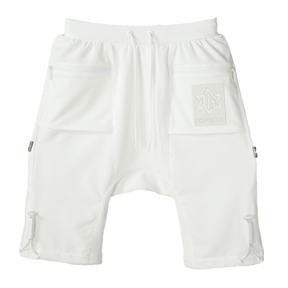 Futuristic Design Warrior Shorts With Multi-Pocket Design For men