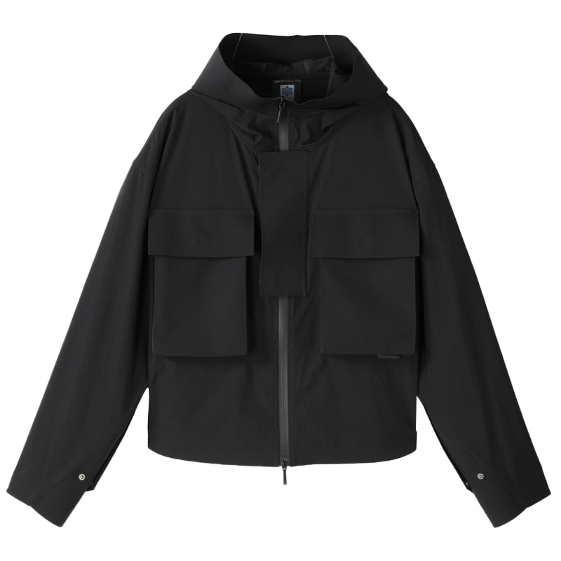 Cropped Length Warrior Jackets With Multi-Pocket Design For men