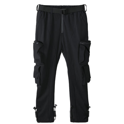 Utilitarian Warrior Cargo Pants With Elastic Waistband For men
