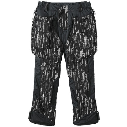 Patchwork panel Warrior joggers With Windproof For men