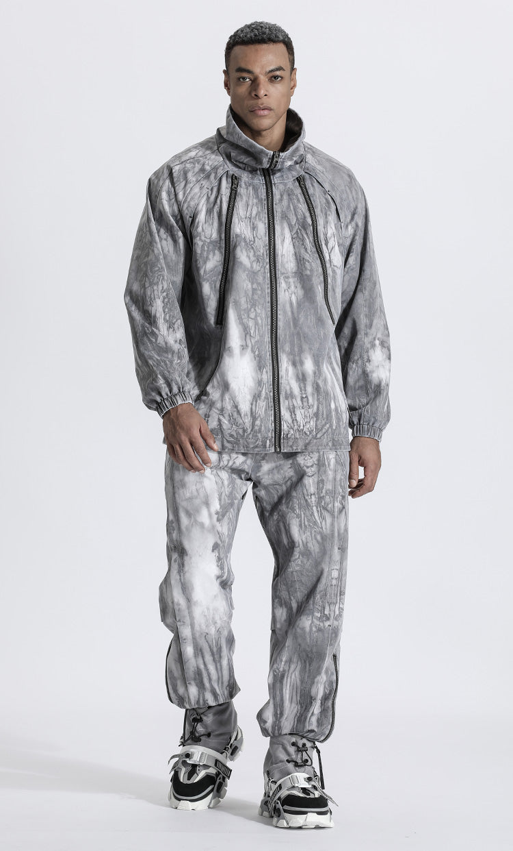 Patchwork panel Warrior joggers With Durable Ripstop For men