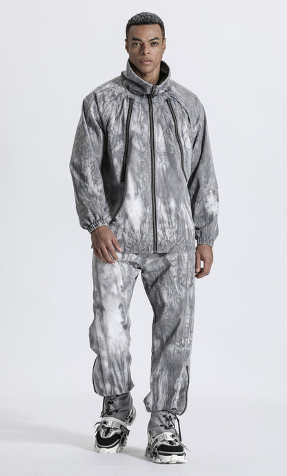 Patchwork panel Warrior joggers With Durable Ripstop For men
