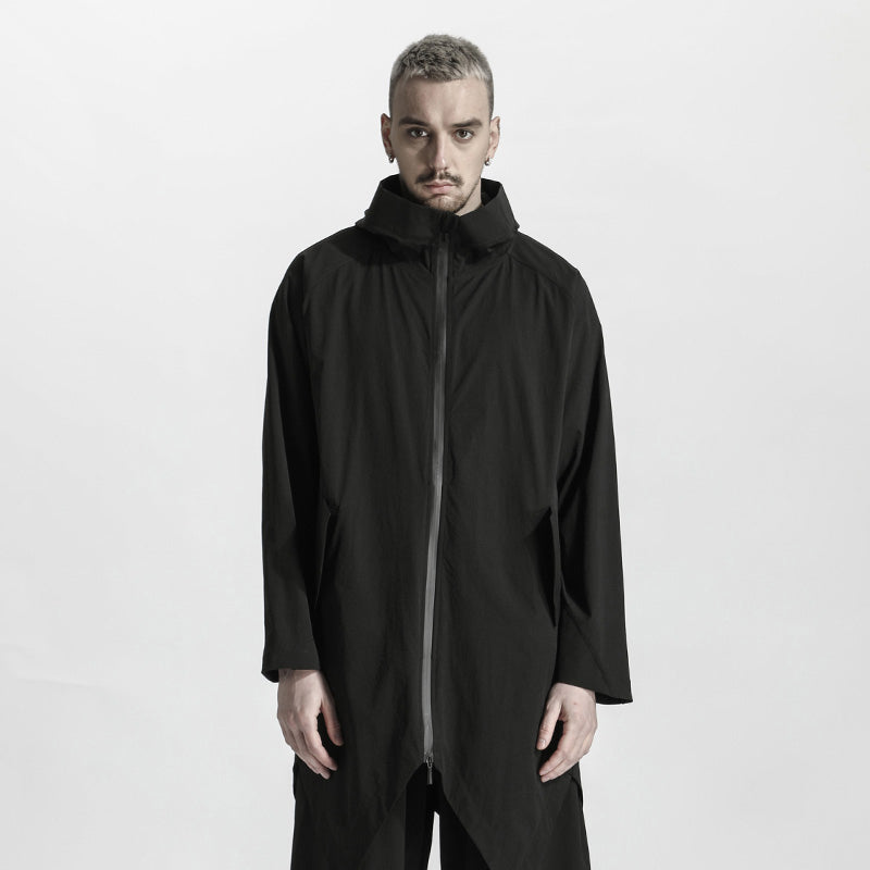 Longline Warrior Coats With Two-Way Zipper For men