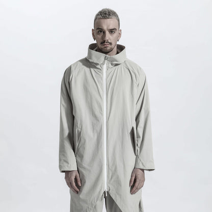 Longline Warrior Coats With Two-Way Zipper For men