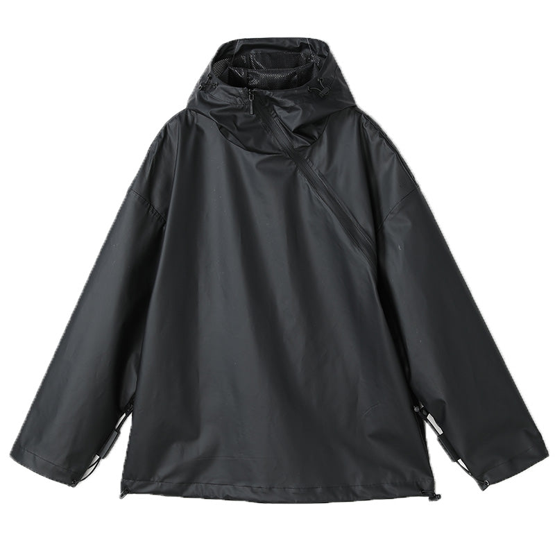 Minimalist Warrior Coats With Adjustable Drawstring For men