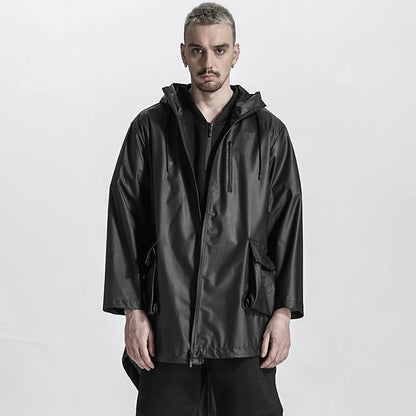 Avant-Garde Warrior Coats With Multi-Pocket Design For men