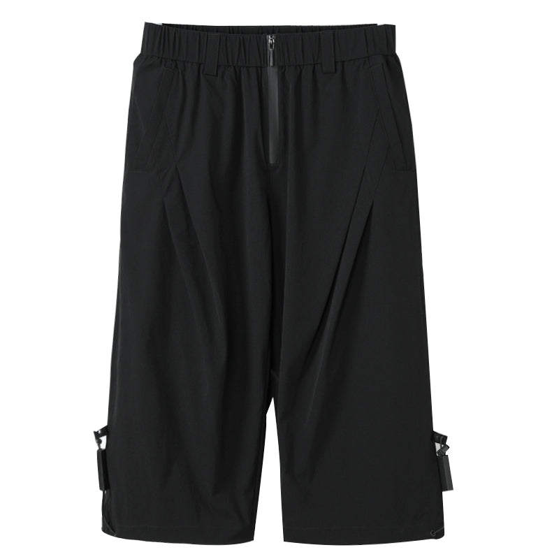 Minimalist Warrior Shorts With Elastic Waistband For men