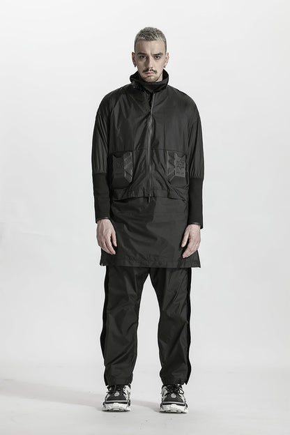 Longline Warrior Coats With Multi-Pocket Design For men