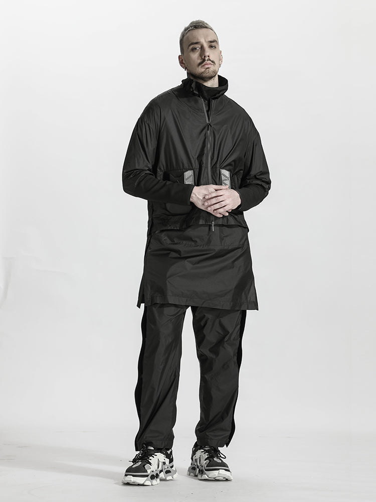 Longline Warrior Coats With Multi-Pocket Design For men