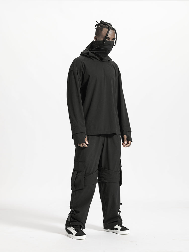 Patchwork panel Warrior Base Layer Tops With Durable Ripstop For men