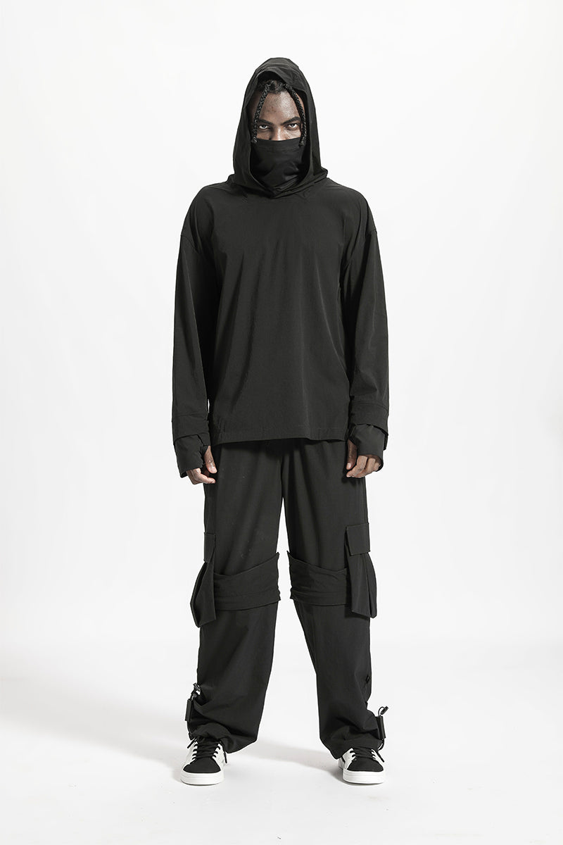 Patchwork panel Warrior Base Layer Tops With Durable Ripstop For men