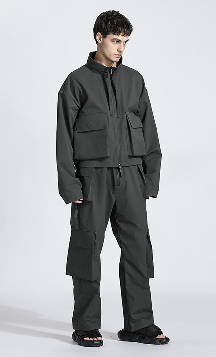 Minimalist Warrior Cargo Pants With Multi-Pocket Design For men