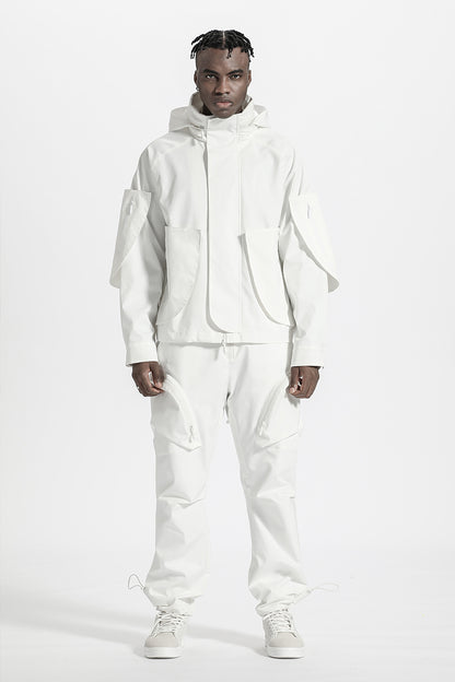 Techwear Style Warrior Windbreakers With Multi-Pocket Design For men