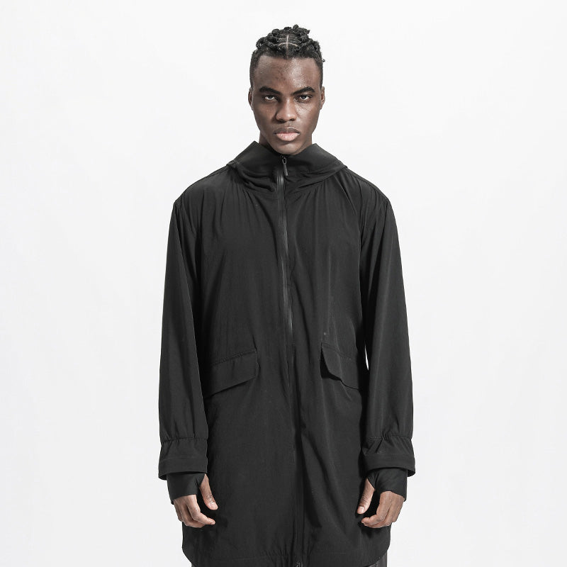 Longline Warrior Coats With Windproof For men
