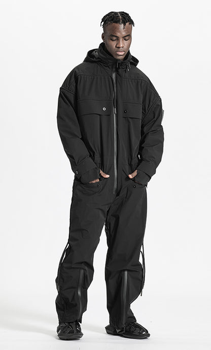 Loose/Relaxed Fit Warrior Jumpsuits With Multi-Pocket Design For men