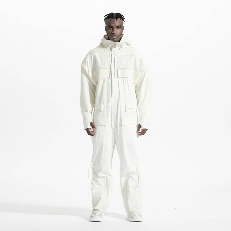 Loose/Relaxed Fit Warrior Jumpsuits With Multi-Pocket Design For men