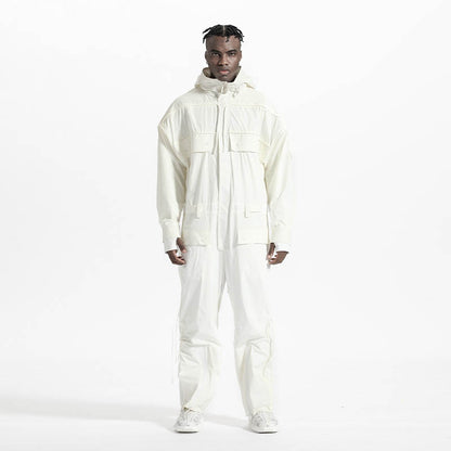 Loose/Relaxed Fit Warrior Jumpsuits With Multi-Pocket Design For men