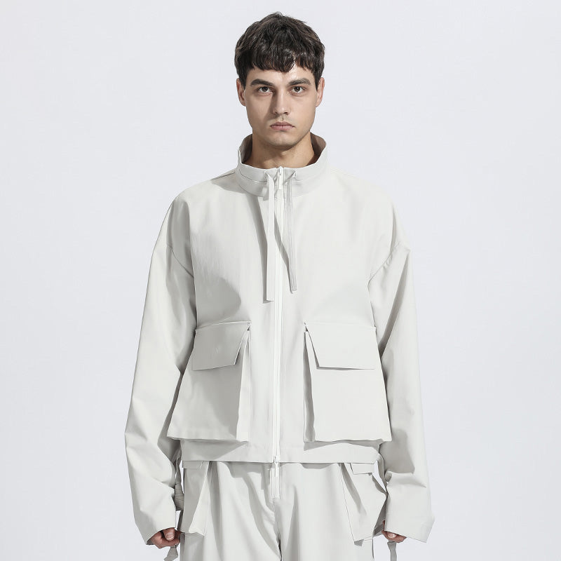 Loose/Relaxed Fit Warrior Jackets With Multi-Pocket Design For men