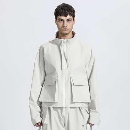 Loose/Relaxed Fit Warrior Jackets With Multi-Pocket Design For men
