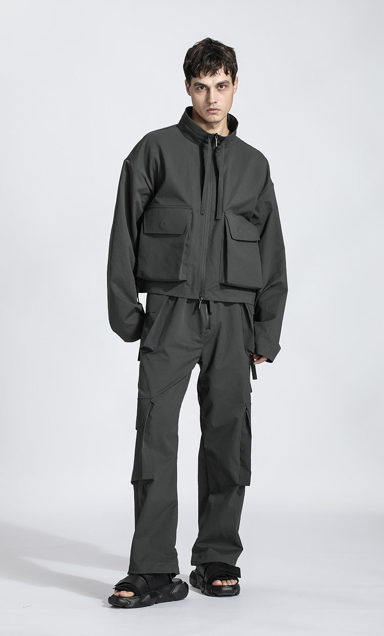 Loose/Relaxed Fit Warrior Jackets With Multi-Pocket Design For men