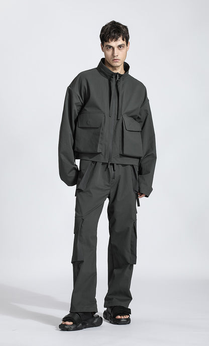 Loose/Relaxed Fit Warrior Jackets With Multi-Pocket Design For men