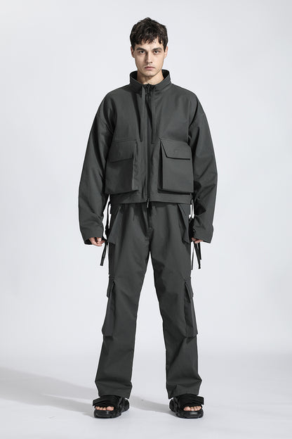 Loose/Relaxed Fit Warrior Jackets With Multi-Pocket Design For men