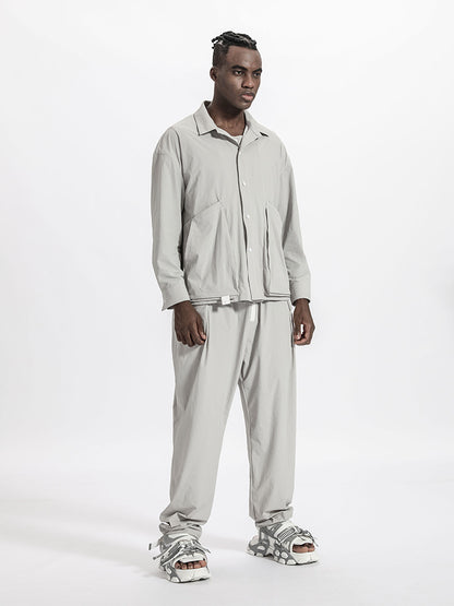 Minimalist Warrior joggers With Elastic Waistband For men