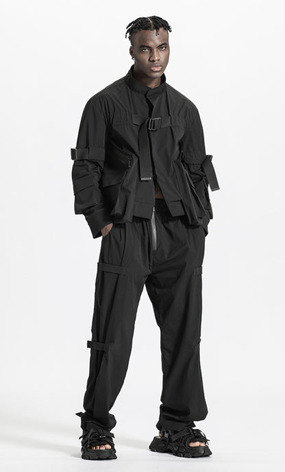 Loose/Relaxed Fit Warrior Jackets With Multi-Pocket Design For men