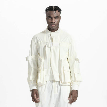 Loose/Relaxed Fit Warrior Jackets With Multi-Pocket Design For men