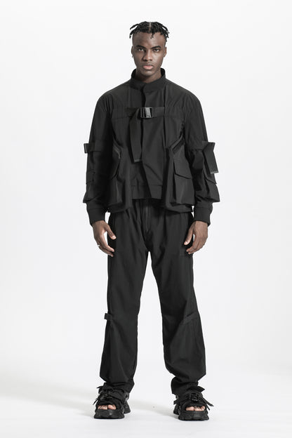Loose/Relaxed Fit Warrior Jackets With Multi-Pocket Design For men