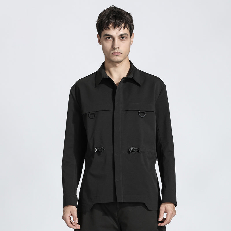 Minimalist Warrior Shirts With Adjustable Drawstring For men