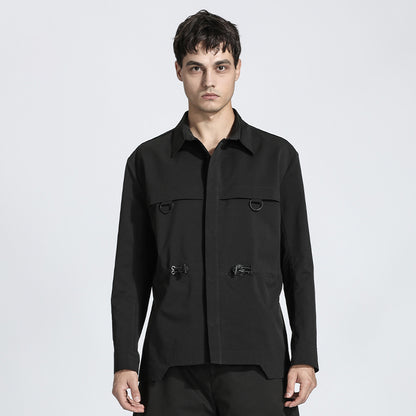 Minimalist Warrior Shirts With Adjustable Drawstring For men