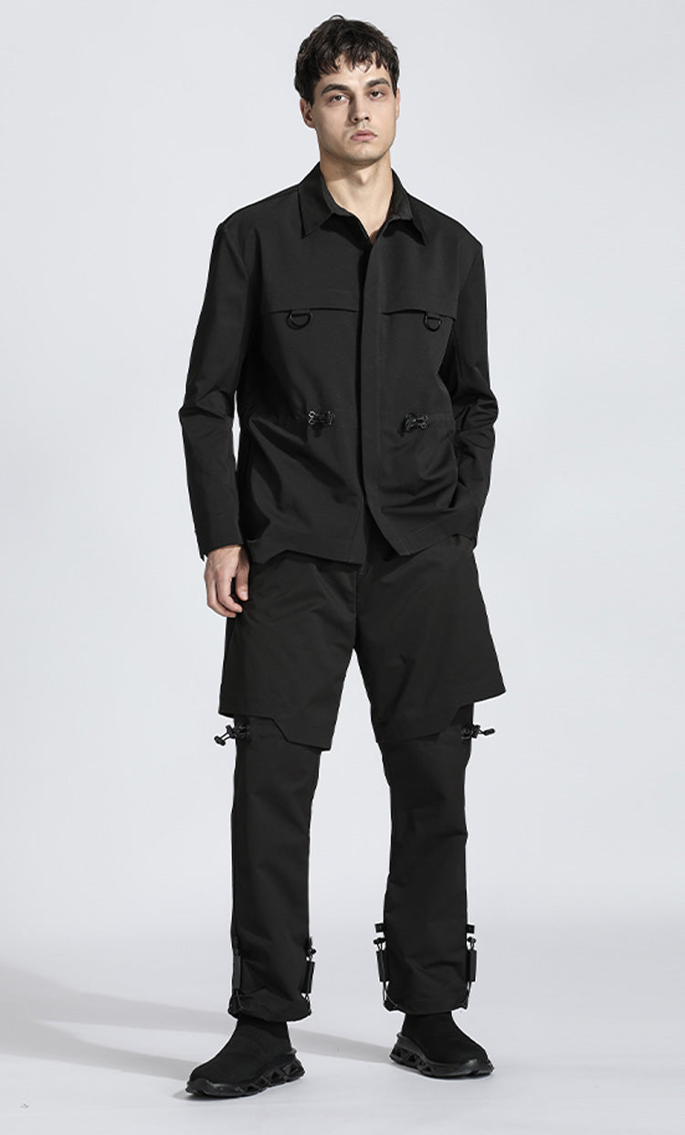 Minimalist Warrior Shirts With Adjustable Drawstring For men