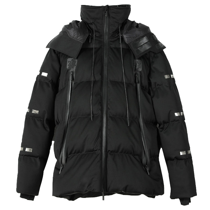 Techwear Style Warrior Padded Jackets With Multi-Pocket Design For men