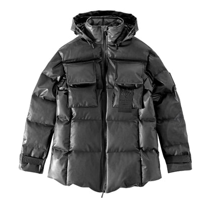 Utilitarian Warrior Padded Jackets With Windproof For men