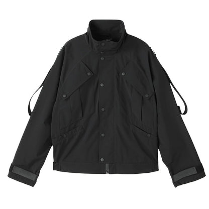 Cyberpunk Aesthetic Warrior Jackets With Multi-Pocket Design For men