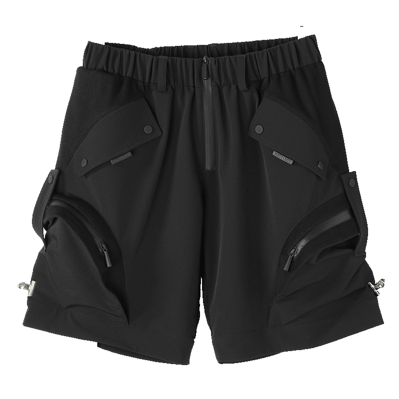 Loose/Relaxed Fit Warrior Shorts With Multi-Pocket Design For men